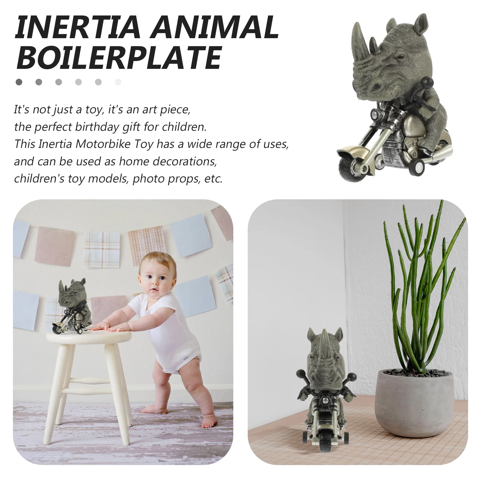 Легкая игрушечная модель мотоцикла детская инерционная бытовая пластиковая