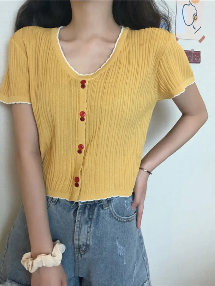 Футболки женские летние милые подростковые девушки с коротким рукавом