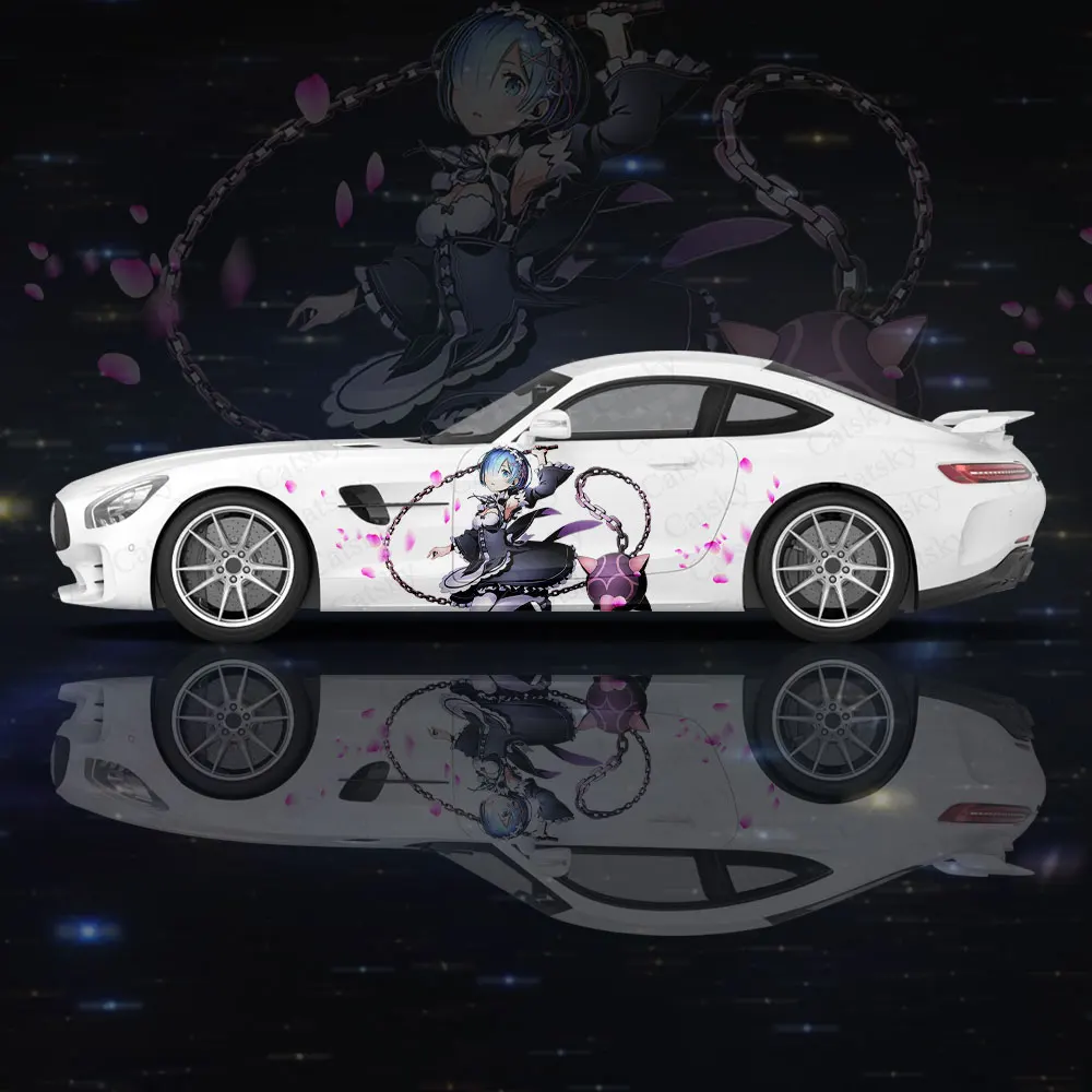 Японское аниме Re Zero автомобильная пленка Защитная искусственная креативная