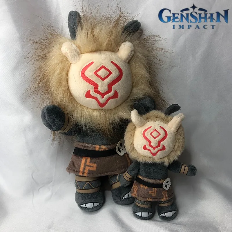 

Genshin Impact Plush Doll 10/20cm Charm Toy Qiuqiu Man Plush Shaman Hilichurl Anime Kawaii Action Figurine Gift Toys for Boy
