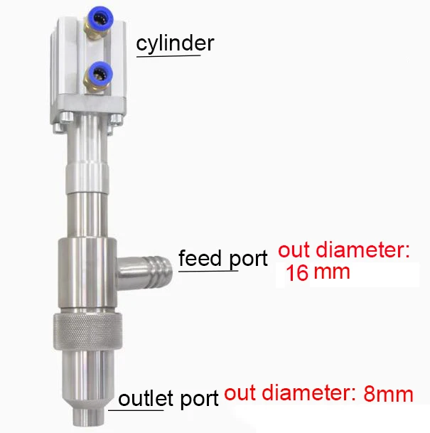 

Пневматическая наполнительная головка из нержавеющей стали 304