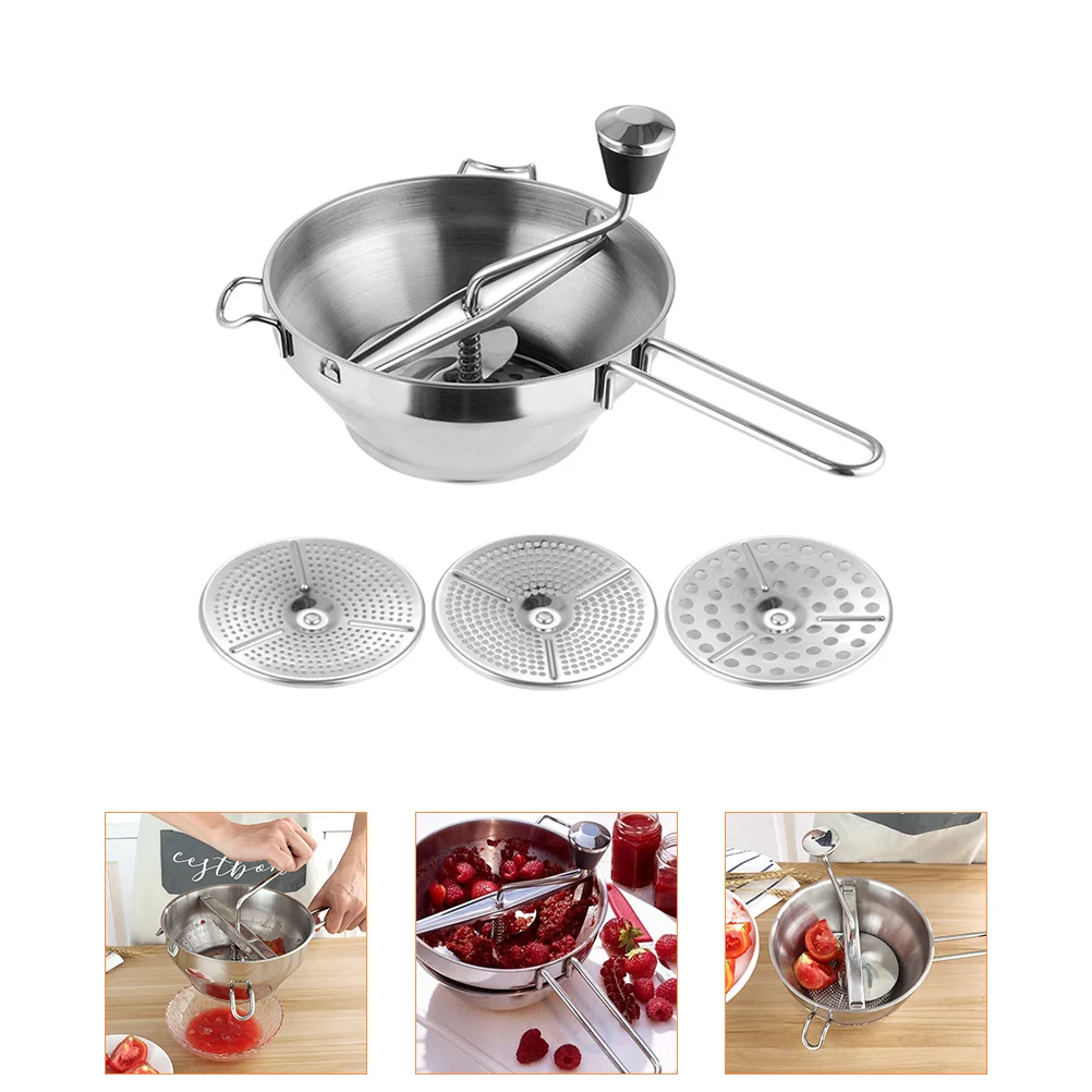 

Stainless Steel Stirrer Masher Vegetable Kitchen Potato Manual Crusher Food Pressing Tool Pumpkin Baby