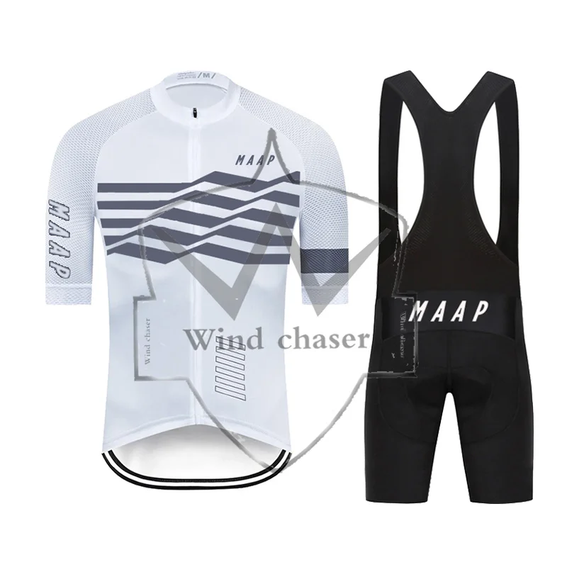 

MAAP Youth Bike Shirts Triathlon Cycling Jersey Set Breathable Summer Short sleeve Bicycle Clothing Mountain Bike Riding Clothes