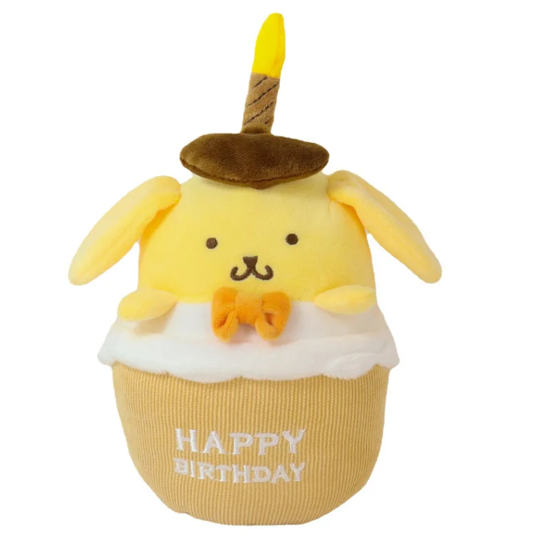 Фото Sanrioed My Melody мультфильм Kawaii Cute Kuromi Cinnamoroll Purin Kirby плюшевая анимэ кукла девушки подарок на день рождения мягкий плюшевый успокаивающий №4