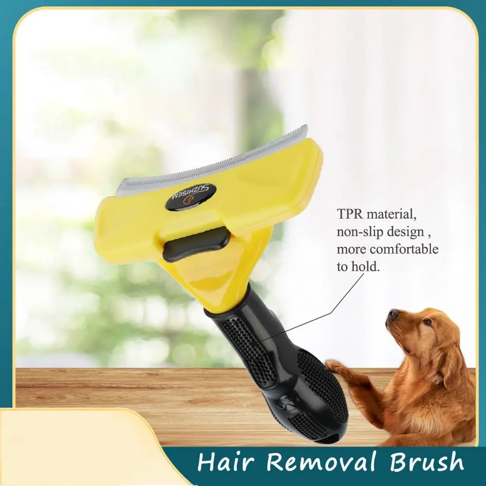 

Portable Pet Deshedding Hair Shedding Pet Grooming Tools Pet Comb Trimmer Comb Comb Brush Tool Hair Removal Brush