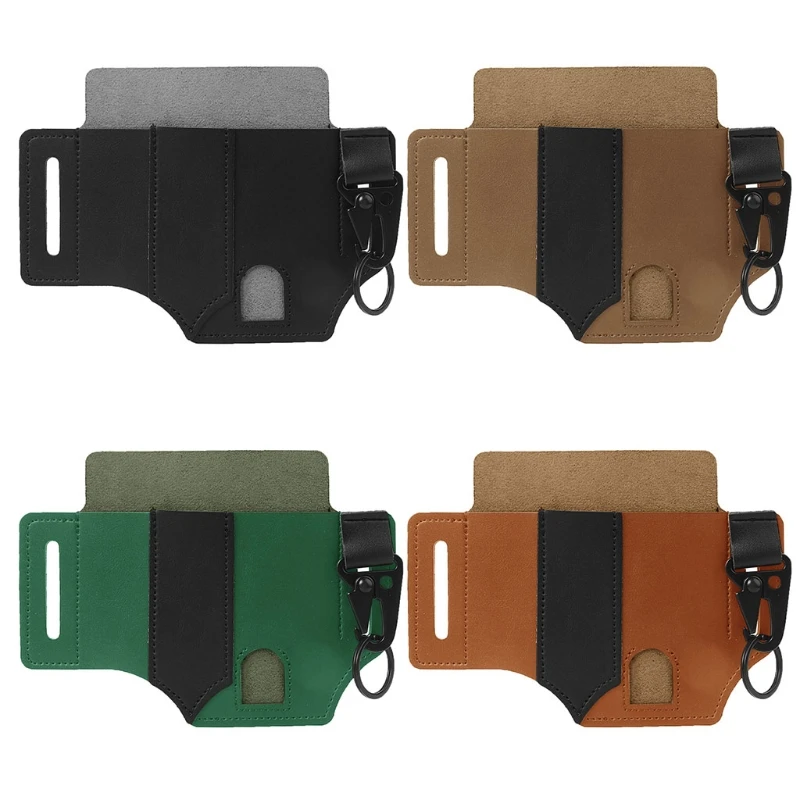

K1KD Multitool Leather Sheath EDC Pocket Organizer Leather Outdoor Survive Bag with Key Holder Camping Tool