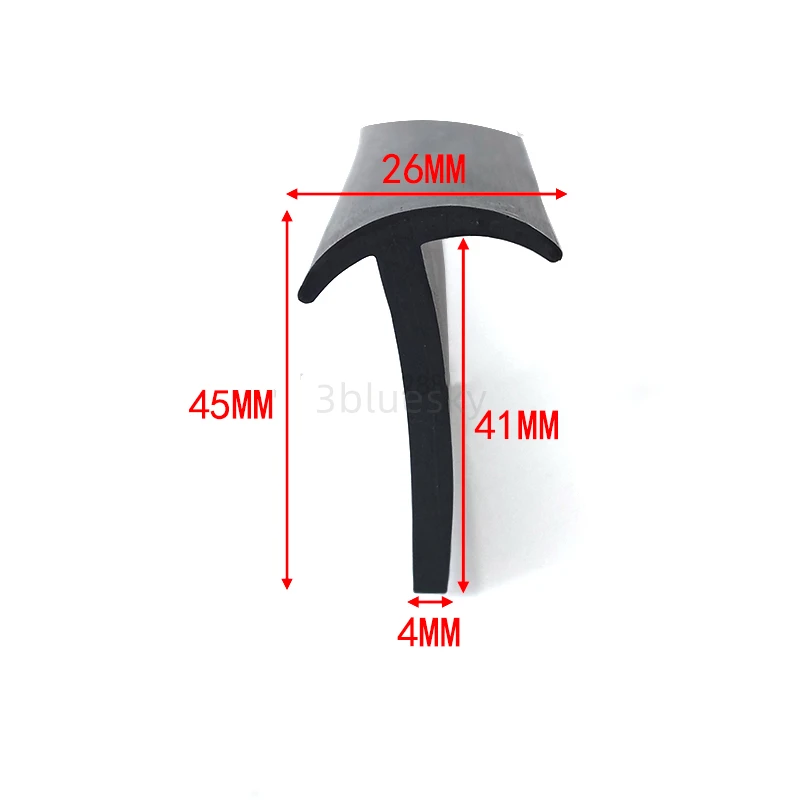 Sealing Strip 26x45mm Black