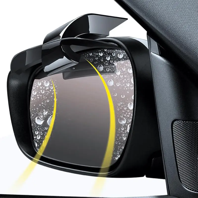 

2 Pcs Side Mirror Rain Guard 2pcs Universal Car Rearview Mirror Rain Eyebrow 2 Pcs Side Mirror Rain Guard Auto Mirror Rain