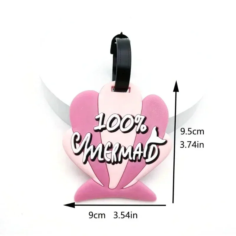 1 шт. Модная стильная силиконовая переносная этикетка для путешествий держатель