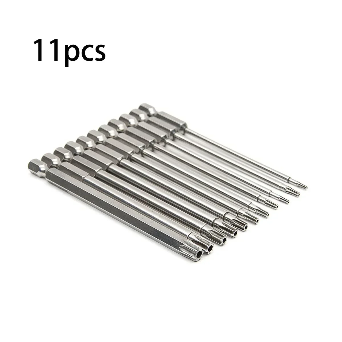 

11 шт., набор магнитных звездообразных отверток, 100 мм