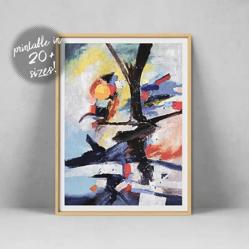 

Abstract Painting Wall Art, Contemporary Abstract Expression Painting Art Large Instant Wall DecorBig oil hug huge