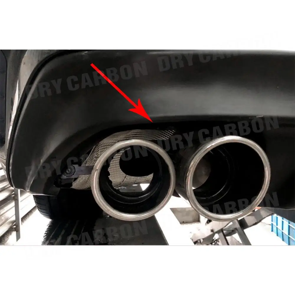 Насадки на выхлопную трубу заднего бампера из нержавеющей стали насадки