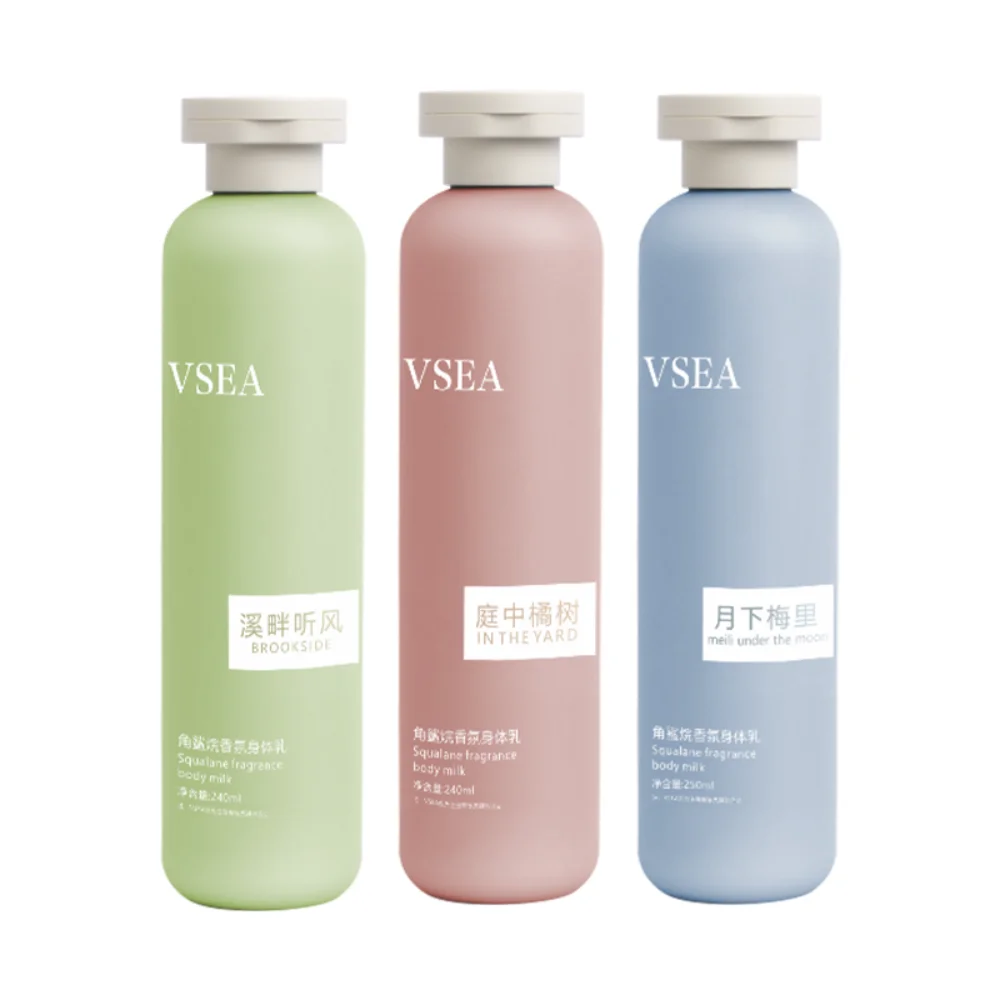 VSEA Whitening Body Lotion Fragranced Natural Plant Fruit Squalane Tea Break Moisturizing Lightening Emollient Cream Skin Care