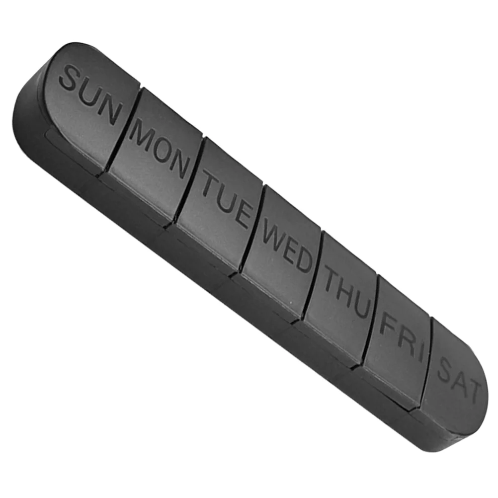 Диспенсер с 7 отделениями однорядный органайзер для таблеток лекарств милый