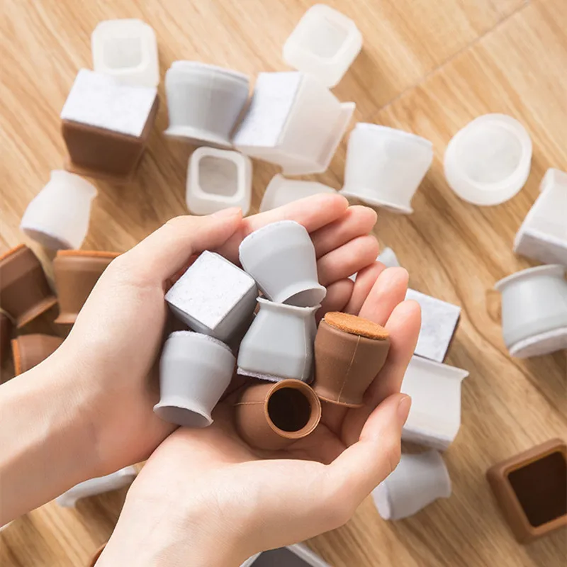 

20 шт., силиконовые чехлы для мебели, 19-45 мм