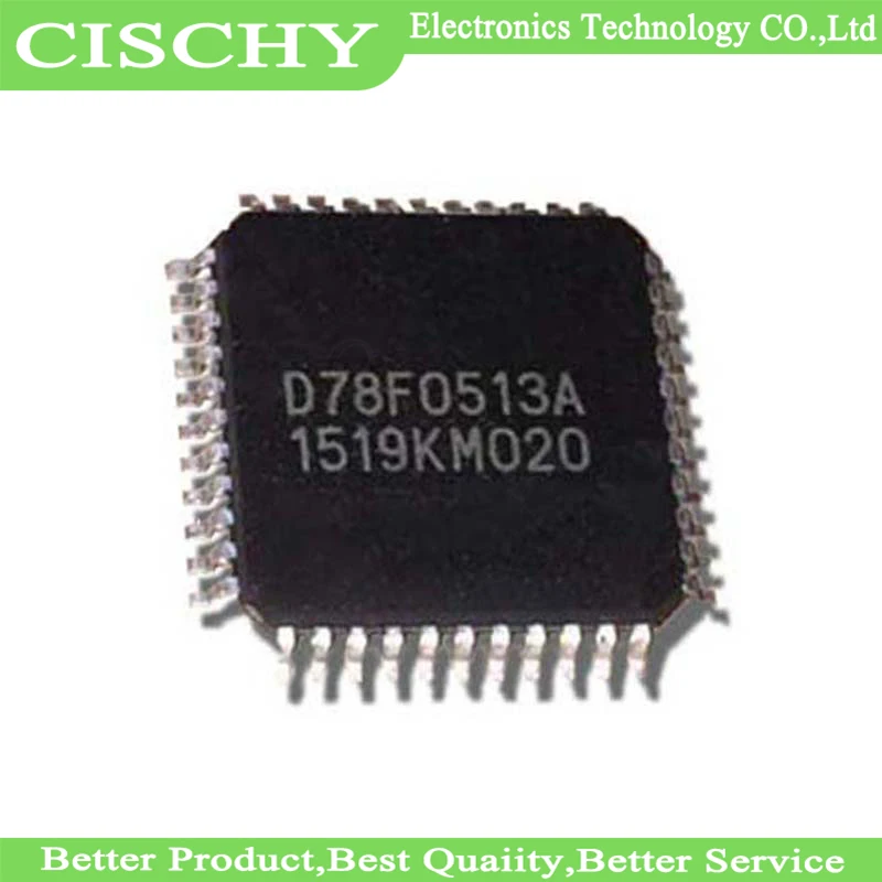 

5 шт. D78F0513 D78F0513A UPD78F0513A QFP-44