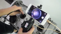 handheld inspection video borescope smartphone borescope automatically generate a test report automotive diagnostic tool