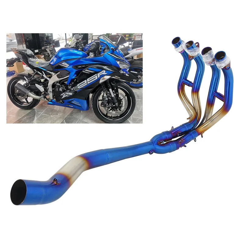 

Slip On For Ninja ZX-25R ZX25R Motorcycle Exhaust Systems Modify Front Link Pipe 51mm