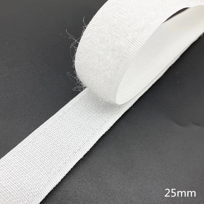 1 пара 5 мм-50 мм черный белый цвет фотолента крюк и петля кабельные стяжки