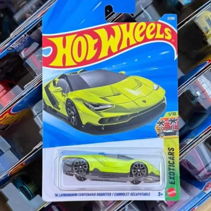 Фото Оригинальная коллекционная модель автомобиля Hot Wheels 1/64 Mainline Series 2026 F Case SCUDERIA FERRARI HP LAMBORGHINI, литая под давлением №3