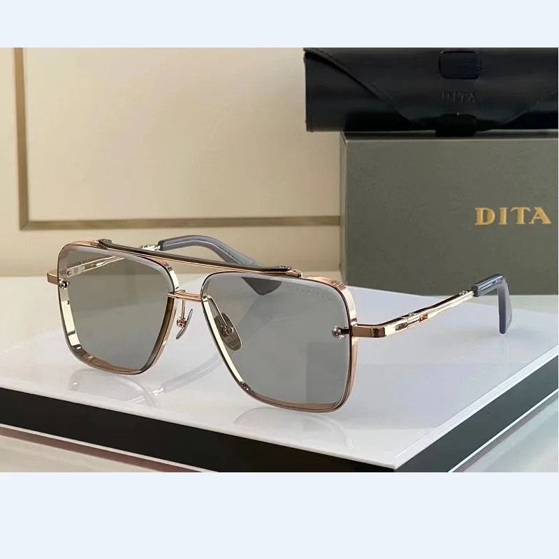 

American Brand DITA MACH SIX Style Classic Business Top Quality Men Eyeglasses High End UV400 Polarized Women Sun Glasses