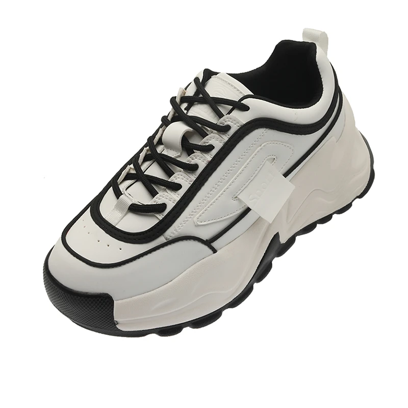 

Women's Sneakers With Platform Korean Ladies Shoes Women Chunky Tennis Female Thick Sole Fashion Casual Sport Shoes Woman 2022