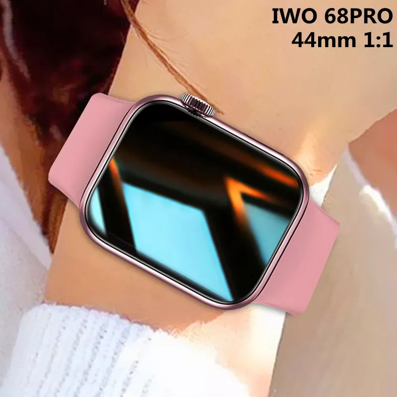 

IWO Smart Watch Men 2021 BT Call Blood Pressure/Heart Rate Monitor Smartwatch Men Women 1.75" 44mm Watches PK HW22 W46