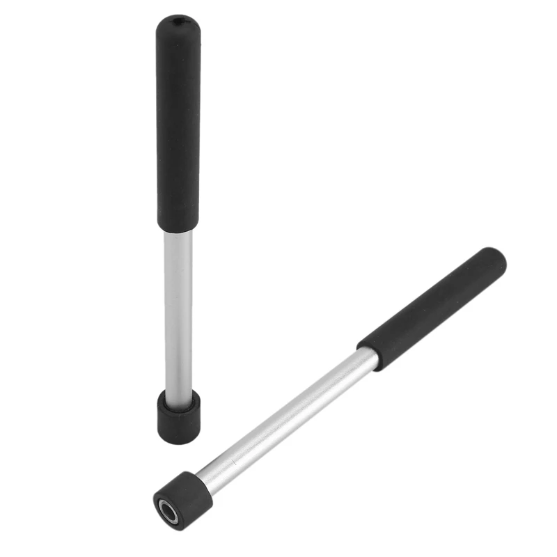 

1 Pair Non-Slip Metal Drum Sticks Jazz Drumsticks Musical Instrument Percussion With Glue Head Cover