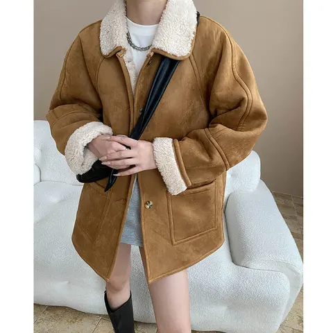 Женская зимняя шерстяная куртка Sherhure