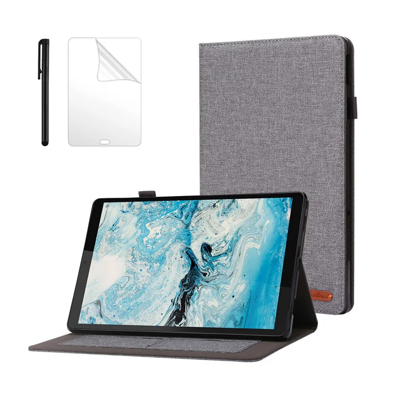 

Для Lenovo Xiaoxin Pad 2022 Tab M10 Plus чехол 3-го поколения 10,6 ТБ-128FU искусственная обложка чехол для планшета тройного сложения ковбойский кожаный чехол