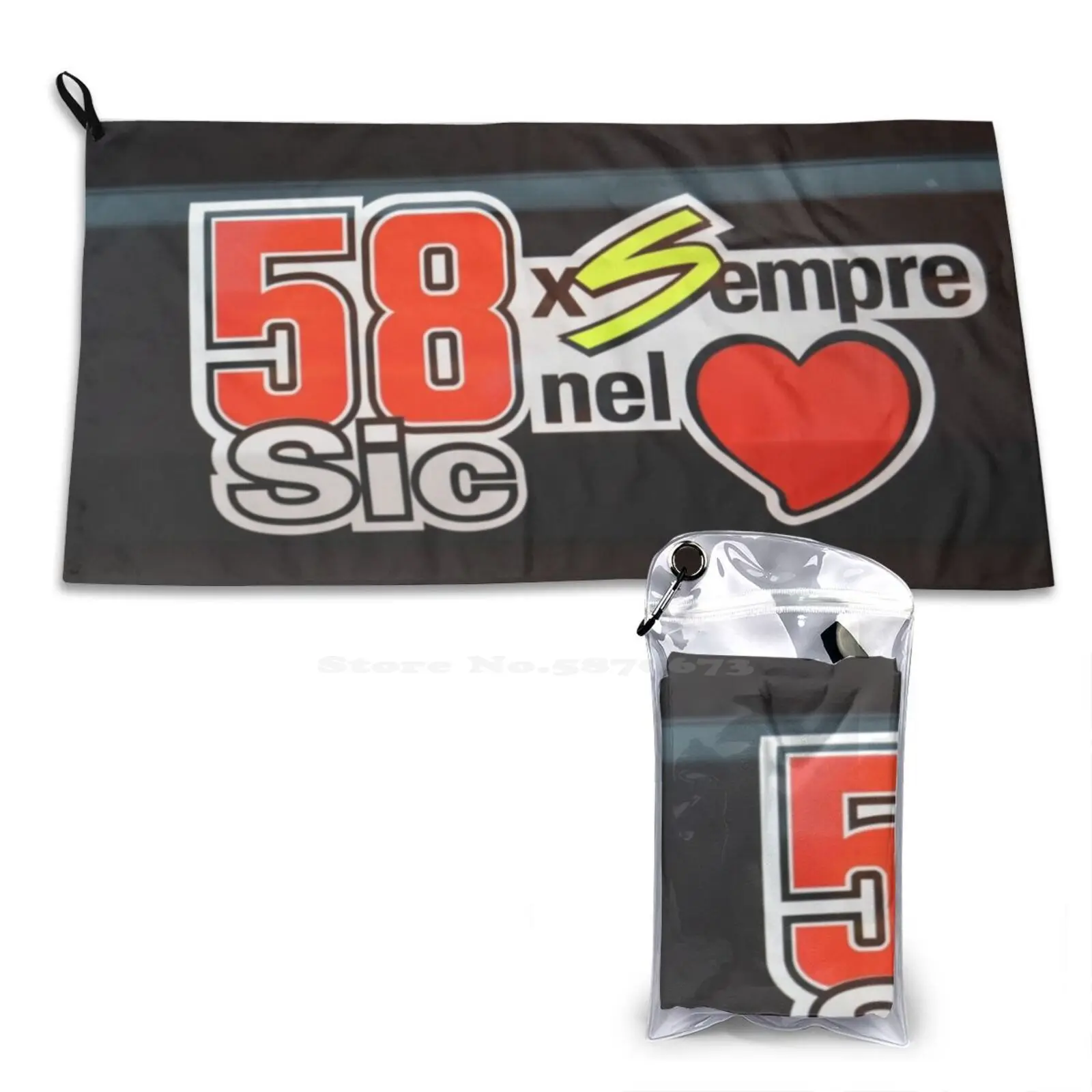 Marco Simocelli Was A One Of The Best Rider At Mtogp Мягкое банное полотенце Мочалка Outdoor Simoncelli Sic Italia