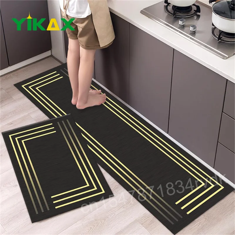 

Absorbent Kitchen Rug Non-slip Floor Mat Absorb Oil Kitchen Long Area Rug Bedroom Carpet Entrance Doormat Home Decor Alfombra