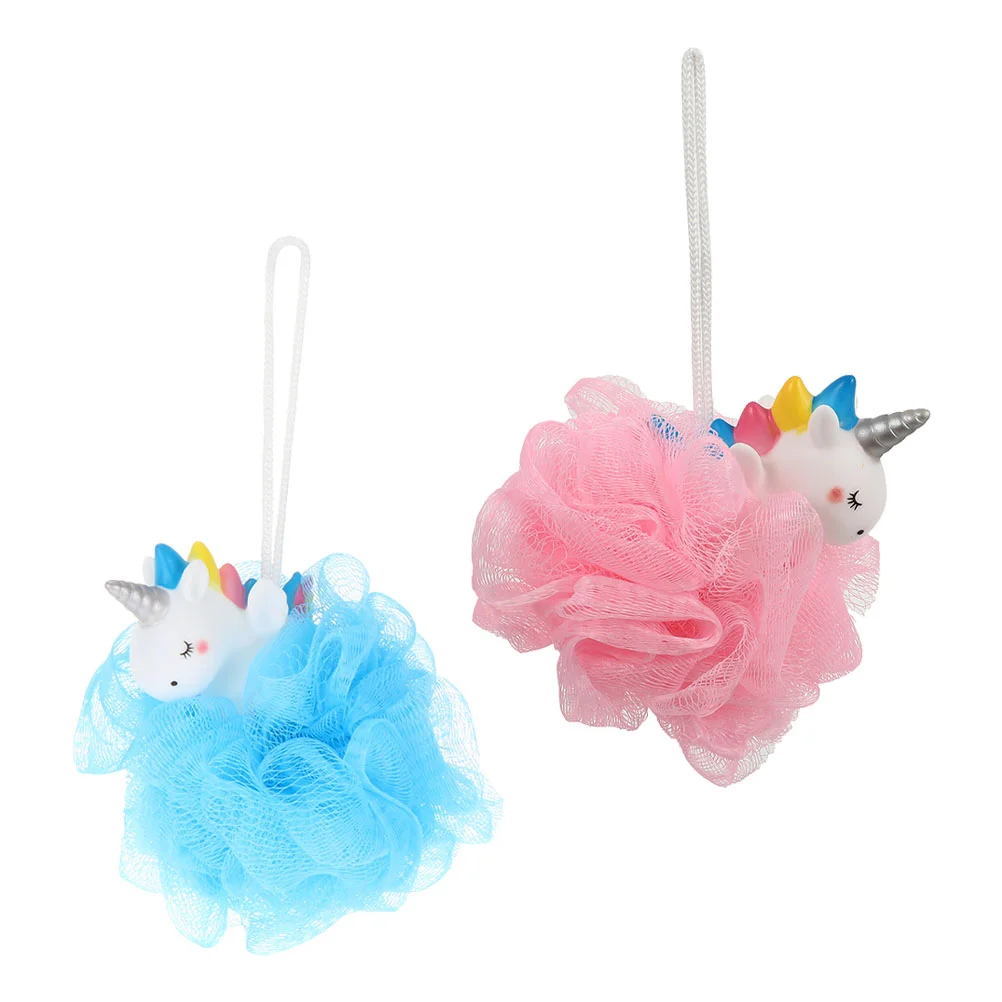 

Bath Showerspongemesh Loofah Body Loofahsexfoliating Pouf Scrubber Animalkids Sponges Baby Bubble Puff Bathing Women Net Skin