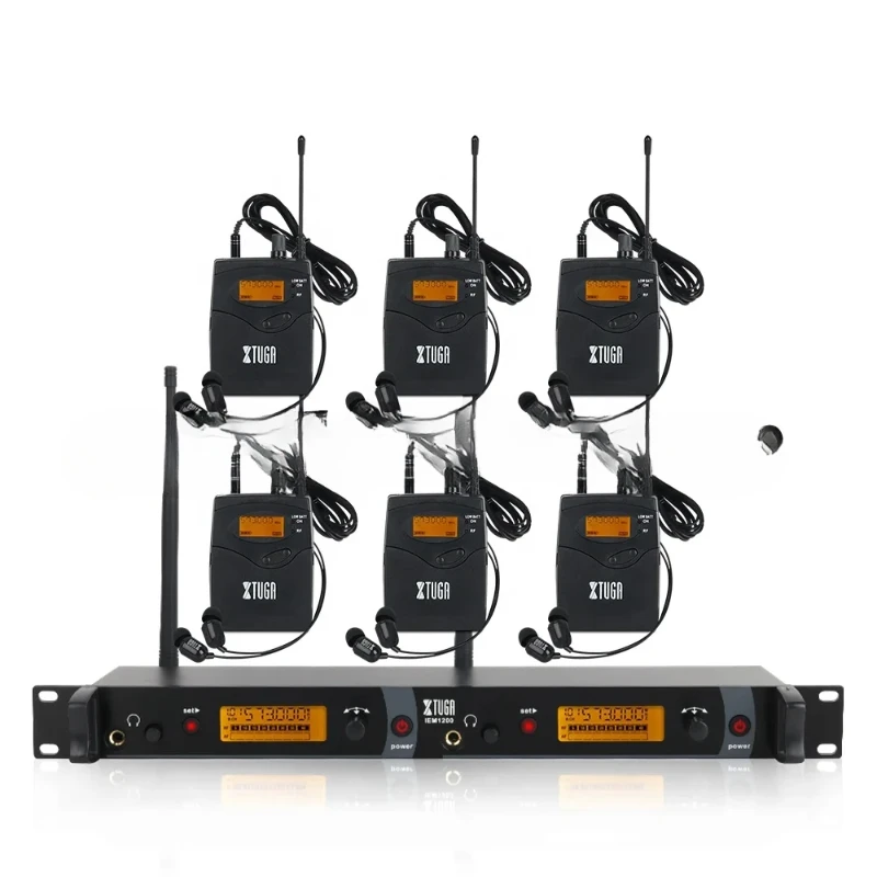 Беспроводной сценический монитор-вкладыш с 6-мя тату-кремами Bodypack tktx