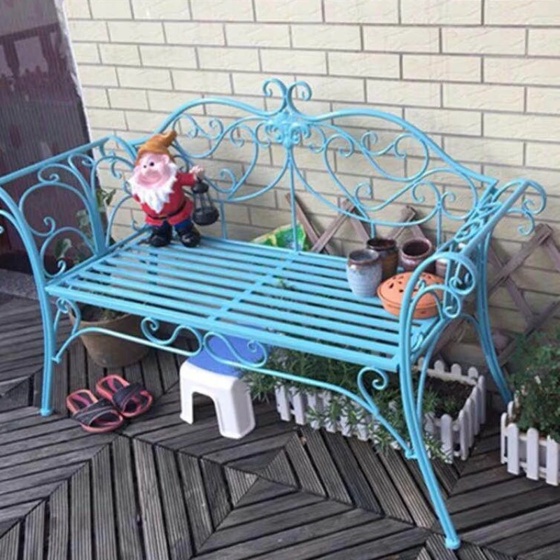 Металлические длинные садовые стулья современные Твердые Промышленные с