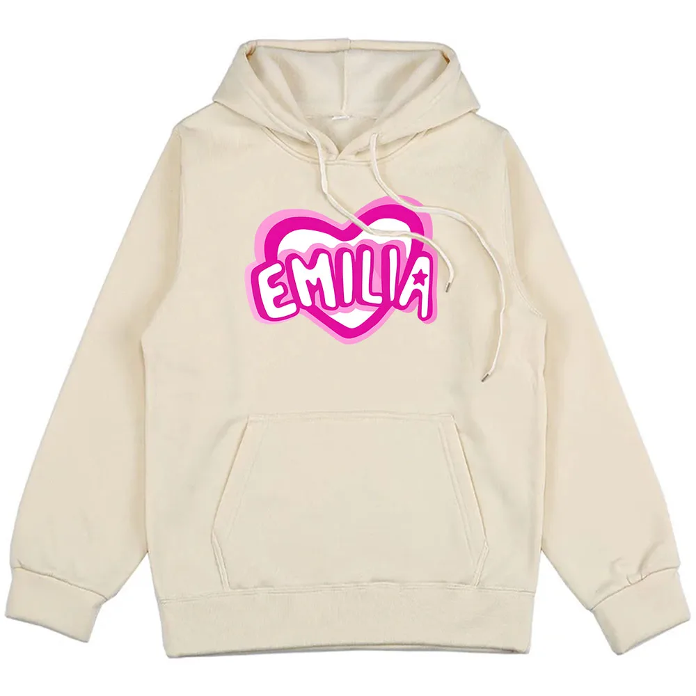 Мужская зимняя толстовка с капюшоном и принтом в виде сердечек