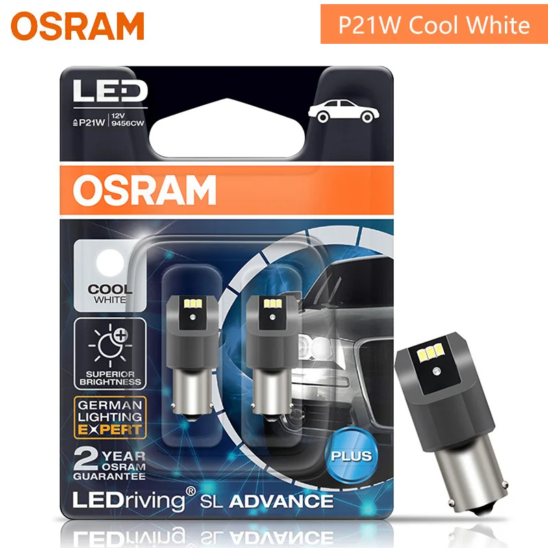 

Светодиодные лампы OSRAM P21W PY21W P21/5W, сигнальные светодиодные лампы riving SL Advance S25 1156 1157 светодиодный Светодиодные Автомобильные противотуманные фары, стоп-сигнал, пара