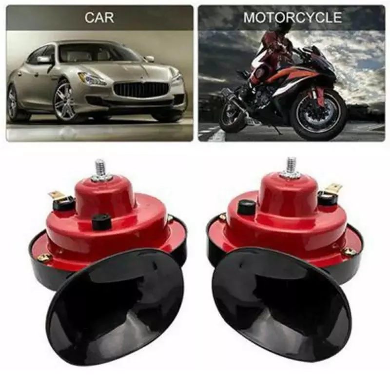 

DB Car Motorcycle Horn Loud Pressure Klaxon Speaker 12V Waterproof Air Horn Vespa Loudness For Auto Motorbike Accessories