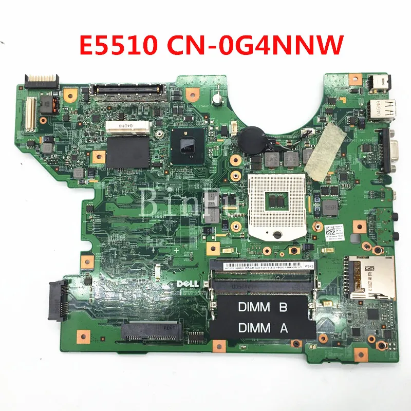 High Quality For Dell Latitude E5510 Laptop Motherboard CN-0G4NNW 0G4NNW G4NNW DDR3 100% Fully Tested Working Well Free Shipping