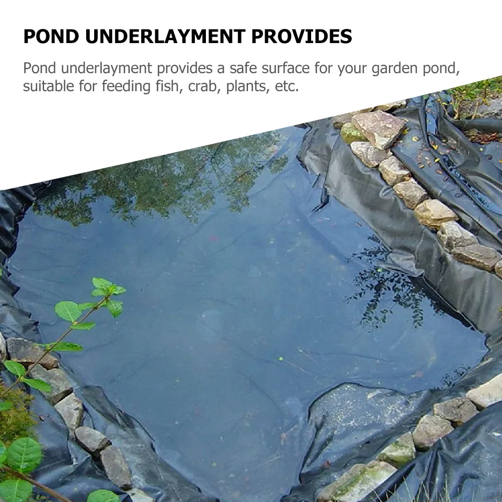 Фото Пленка для пруда из HDPE, большая, нарезаемая, водонепроницаемая, для рыбоводства, антипротечная мембрана, подложка для рыбоводческих хозяйств №2