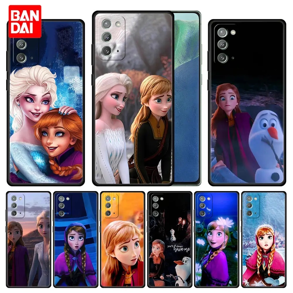 

Disney Princess Anna Phone Case for Samsung Galaxy A51 A52 A03 A13 A31 A32 A50 A70 A71 Note 20 Ultra 5G Cover Silicone Original