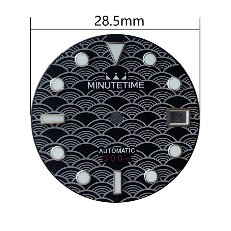 

Green Luminous 28.5mm Watch Dial Face Insert Parts Fit For NH35 NH36 4R35 4R36 Automatic Movement Watch Accessories