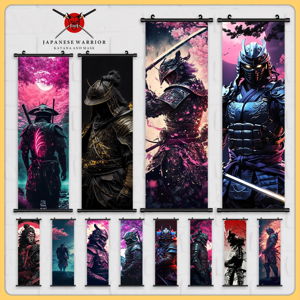 Пластиковая подвесная картина в стиле аниме 1 шт. мультяшный рисунок самурая