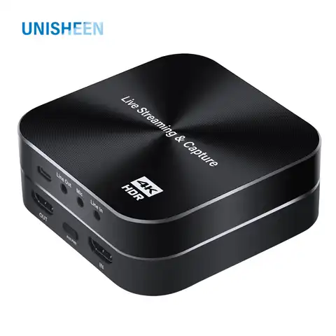 Оборудование для потокового вещания OBS Vmix, 4K 60fps HDR 1080p240 UHD USB3.0 Dongle, коробка для захвата видео HDMI