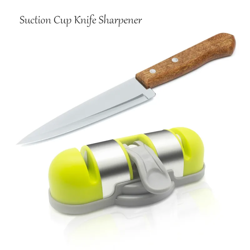 

Knife Sharpner with Suction Cup Mounting Fixable Sharpen Stone Whetstone Sucker Function Sharpeners Sharpening Tool Grindstone