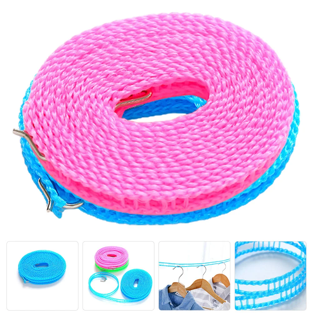

Clothes Clothesline Line Rope Drying Outdoor Travelclotheslines Nonhome Laundry Portable Camping Windproof Lines Hanging Ropes