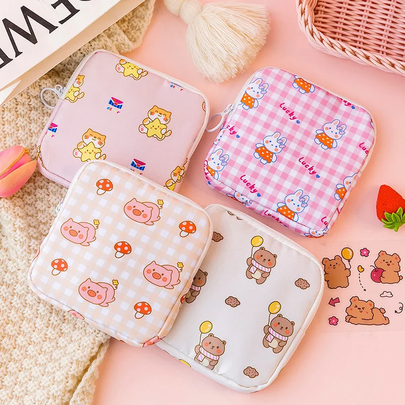

Ins Girl Sanitary Napkin Storage Bag Student Portable Large-capacity Aunt Towel Sanitary Napkin Small Bag Monthly Bag