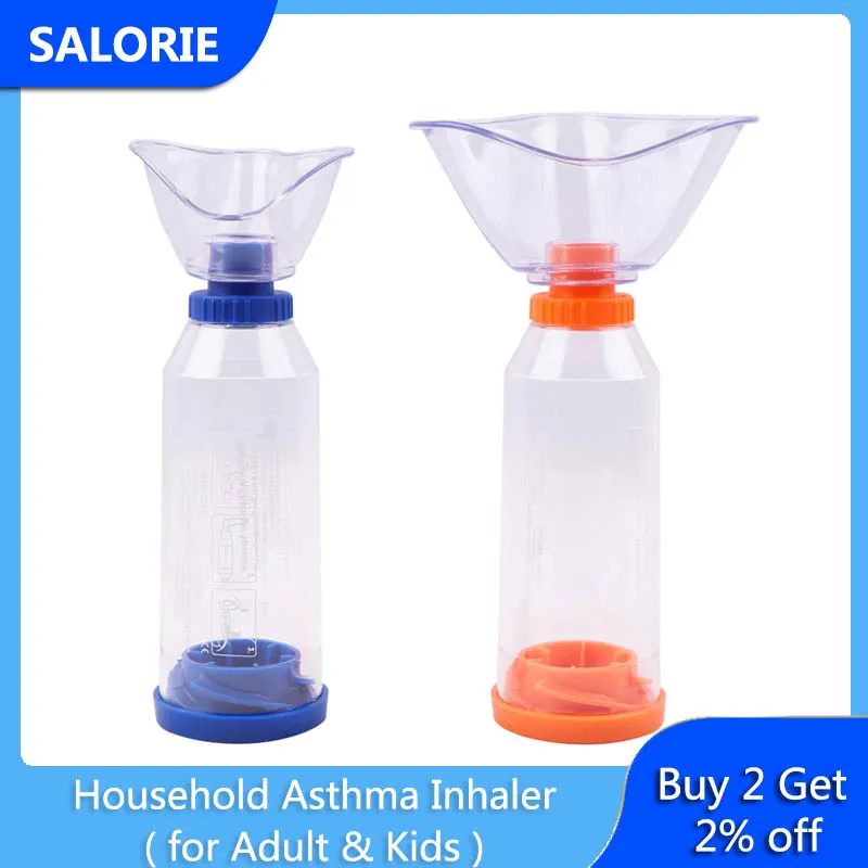 Inhalador de Asma para el hogar, atomizador portátil, nebulizador Nasal, espaciador de succión para niños y adultos, terapia para el cuidado de la salud de los niños