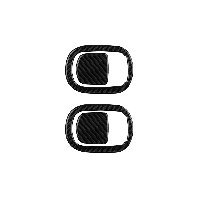 

Углеродное волокно AIRSPEED для Dodge Challenger 2015 2016 2017 2018 2019 2020 аксессуары наклейка на крышку переключателя заднего сиденья автомобиля