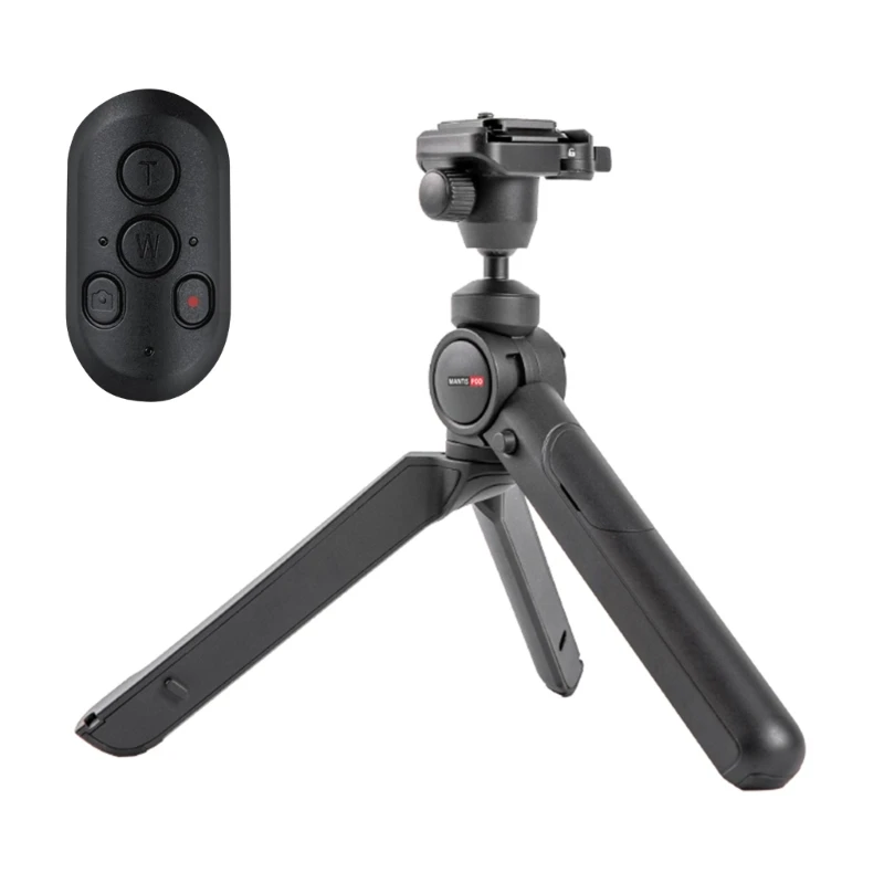 

Tabletop Mini Tripod with Panoramic Ball-Head Tripods for Phone Live Broadcast Vlog Camera DSLRs Bracket with Remote